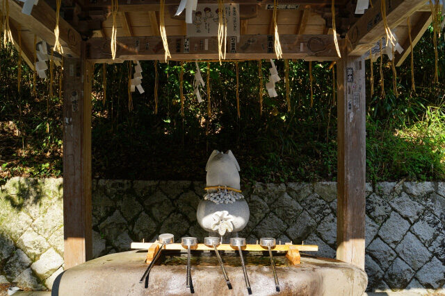 白兎神社の手水舎（鳥取市）