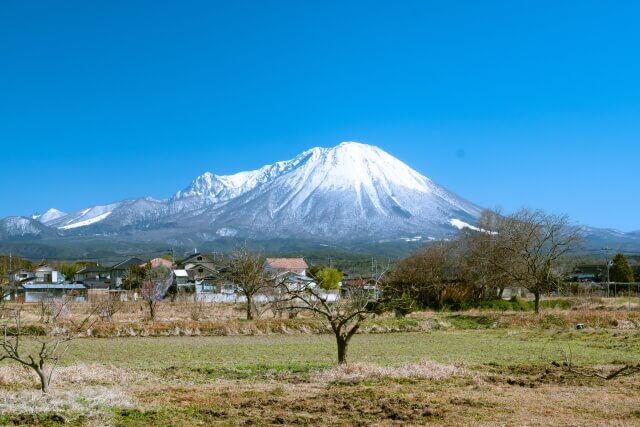 鳥取県米子市から見る大山