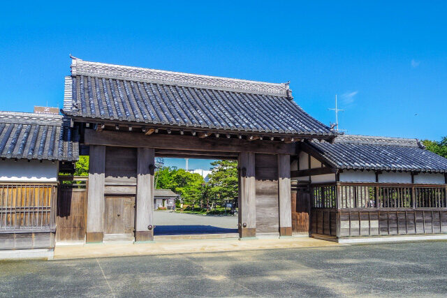 徳島城跡・鷲の門（徳島市）